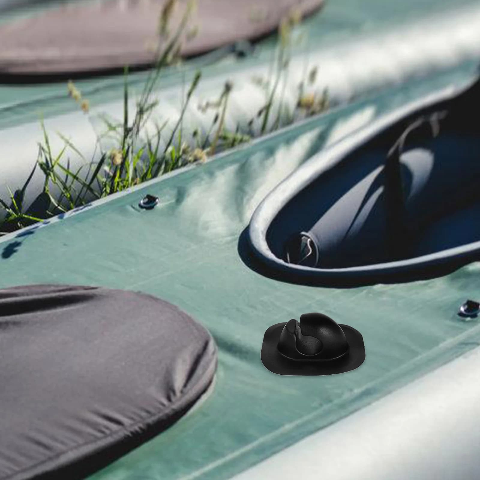 Staffa di fissaggio con fibbia a pagaia Leggera Durevole Pratica Installazione semplice Accessori per kayak con clip per canoa in PVC montata sul ponte