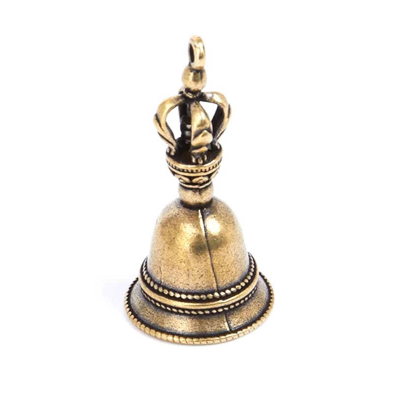 Retro Brass Handicraft Die-casting Drop Wind Bell Tibetan Bronze Bell Creative Creative Tibetan Copper Bell Pendant