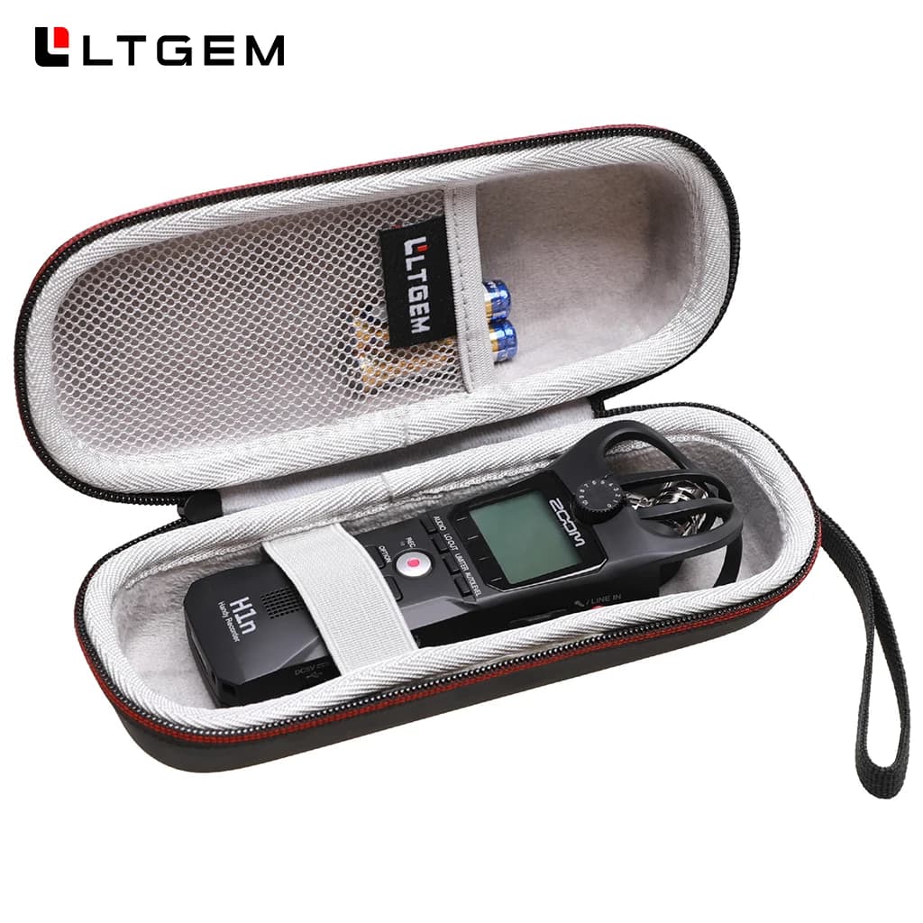 LTGEM EVA Hard Carrying Case for Zoom H1n/Zoom H1essential/H1 Handy Portable Digital Recorder