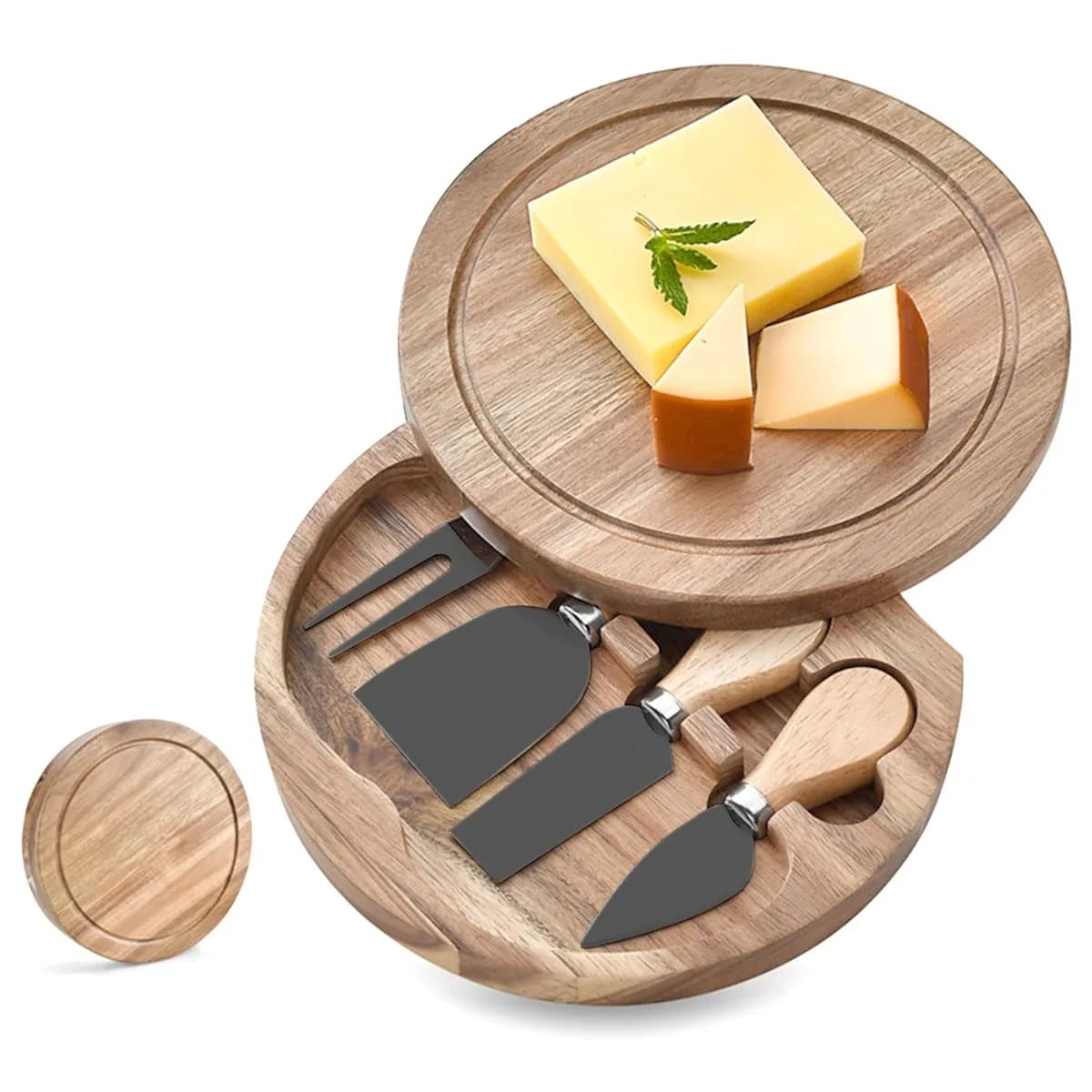 Set of cheese knives for pots and cutlery for meats, collection set of stainless steel cheese knives, kitchen gadget