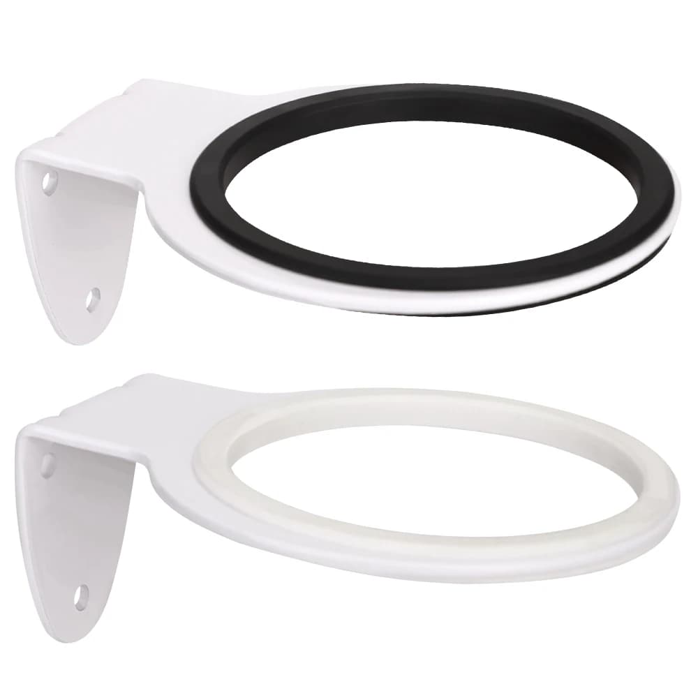 Supporto per asciugacapelli da parete in acciaio inossidabile, supporto per asciugacapelli in silicone antigraffio per riporre gli oggetti nel bagno del salone da barbiere