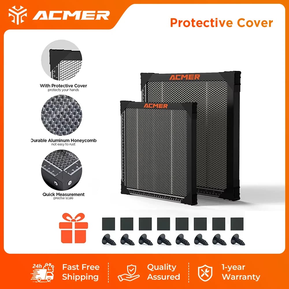 ACMER Honeycomb Working Table Universal Desktop Protection Fixing Material for CNC CO2 Laser Engraver and Cutting Machine