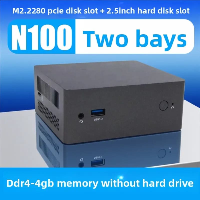 6-Disk NAS Host N150 Personal Home Enterprise Small Computer Private Cloud Network Server Storage