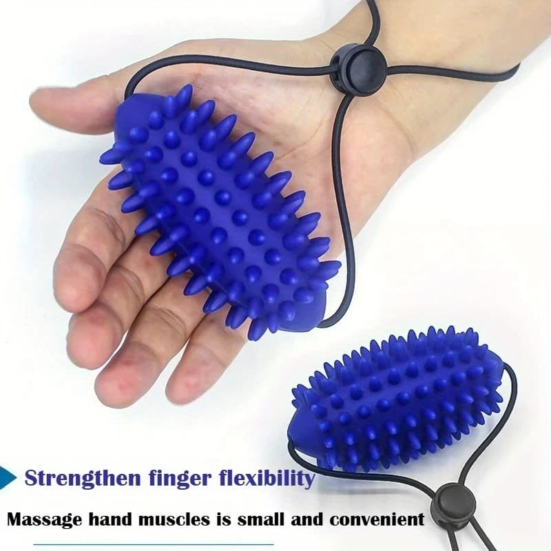 Hand massage ball and grip reinforcement - Handball for gym, office, home and senior exercises - Relief and fitness instrument, Gua Sha massage gun