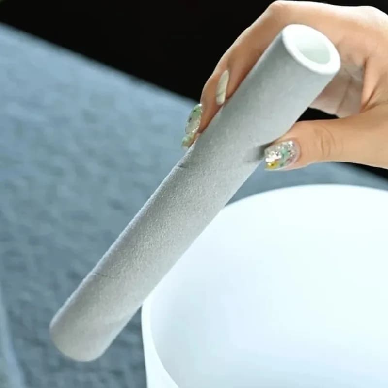 Crystal Singing Bowl Stick Handmade Sheepskin Crystal Singing Bowl Grinding Rod Professional Percussion Instrument Accessories