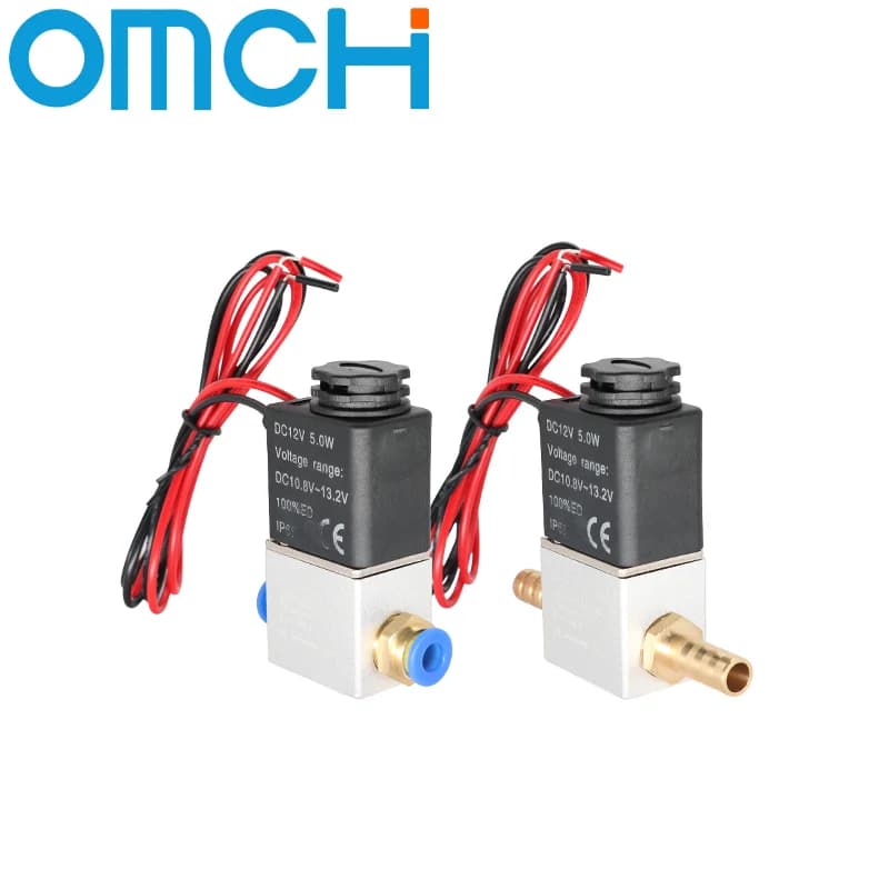 Normalmente Chiusa 1/4 "Elettrovalvola DC 12V 24V AC 110V 220V Posizione Pneumatica Bobina In Lega Elettrica Interna per Aria Acqua Olio