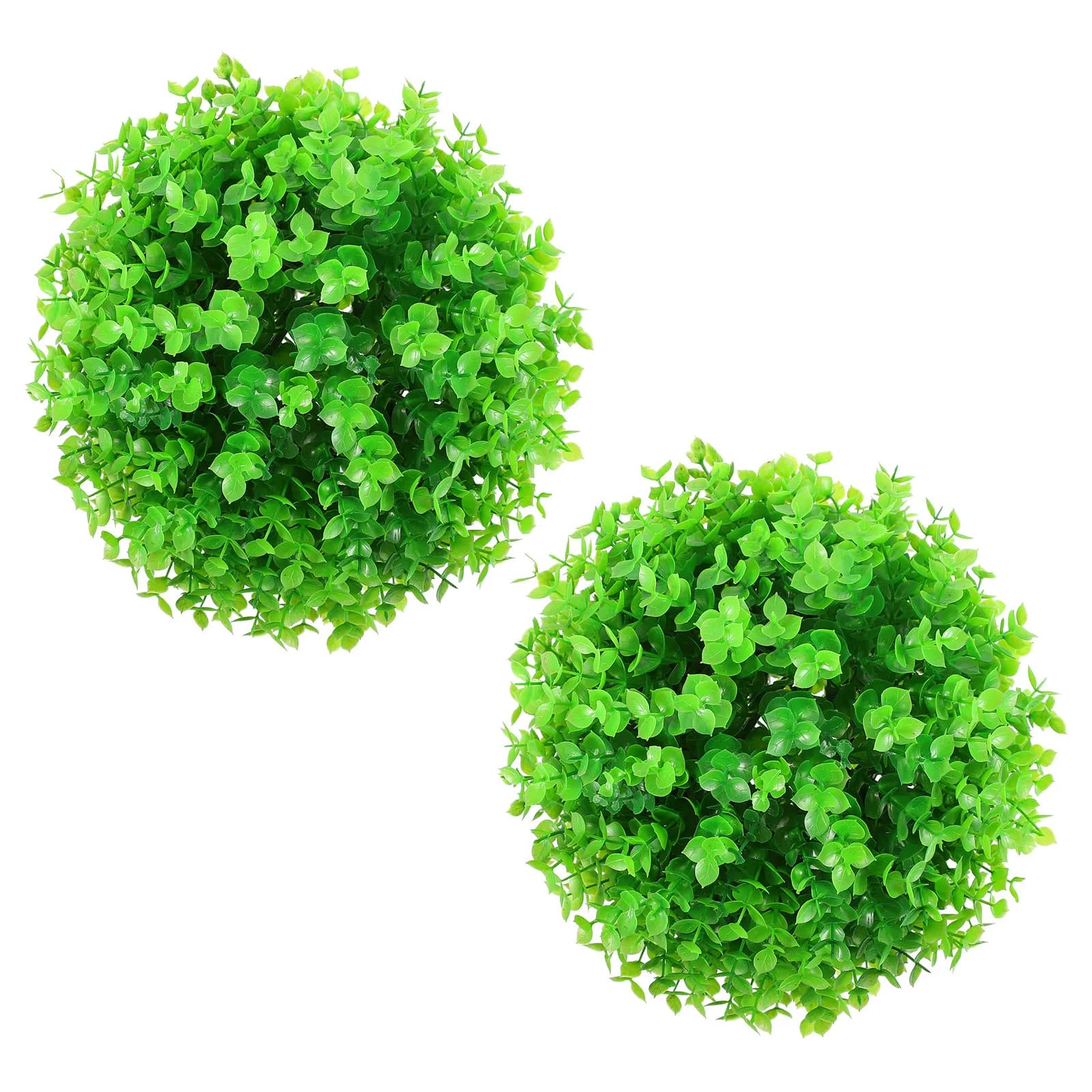 2 Pezzi di Sfere di Erba Artificiale Realistiche, Decorazioni Pendenti per Casa, Matrimoni, Feste di Compleanno, Ornamenti per Soffitti, Pareti e Alberi