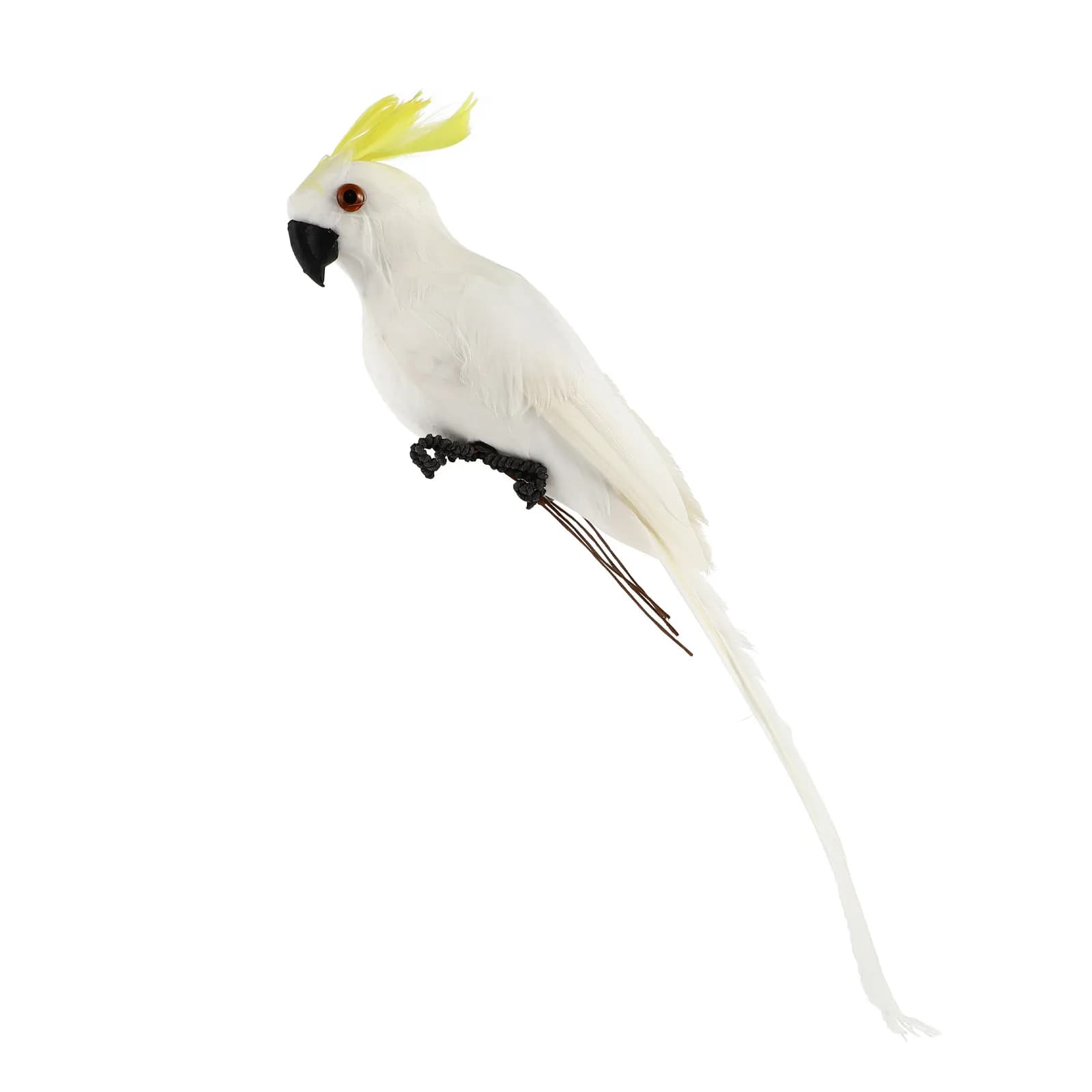 1Pcs Artificial Parrot Decor Realistic Feather Bird Gardening Decoration Outdoor Garden Home Plant Shelf Accent