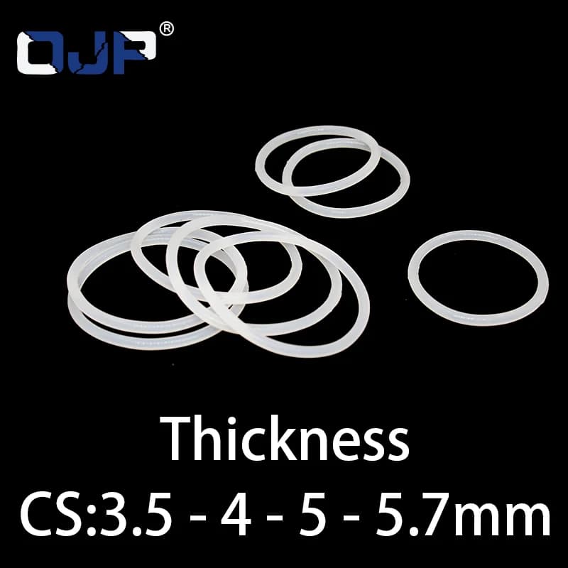 O-ring thickness 2,8/3,5/4/5/5,7 mm CS silicone VMQ sealing rubber resistant to full seal temperature in specifications