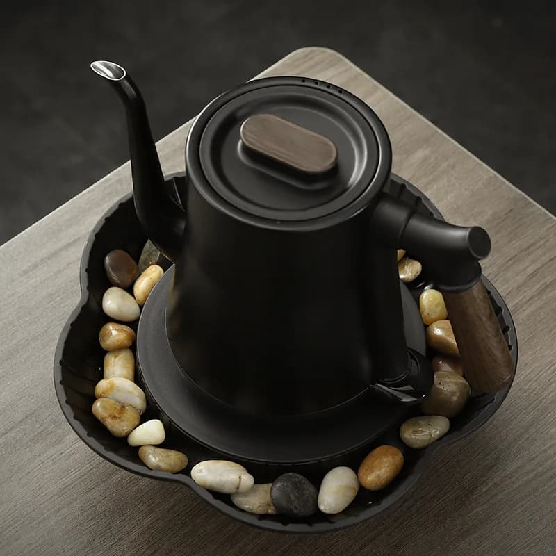 800 ml Electric kettle Quick boiling teapot for domestic use 1350 W long mouthfeel electric teapot for office Set Automatic shutdown