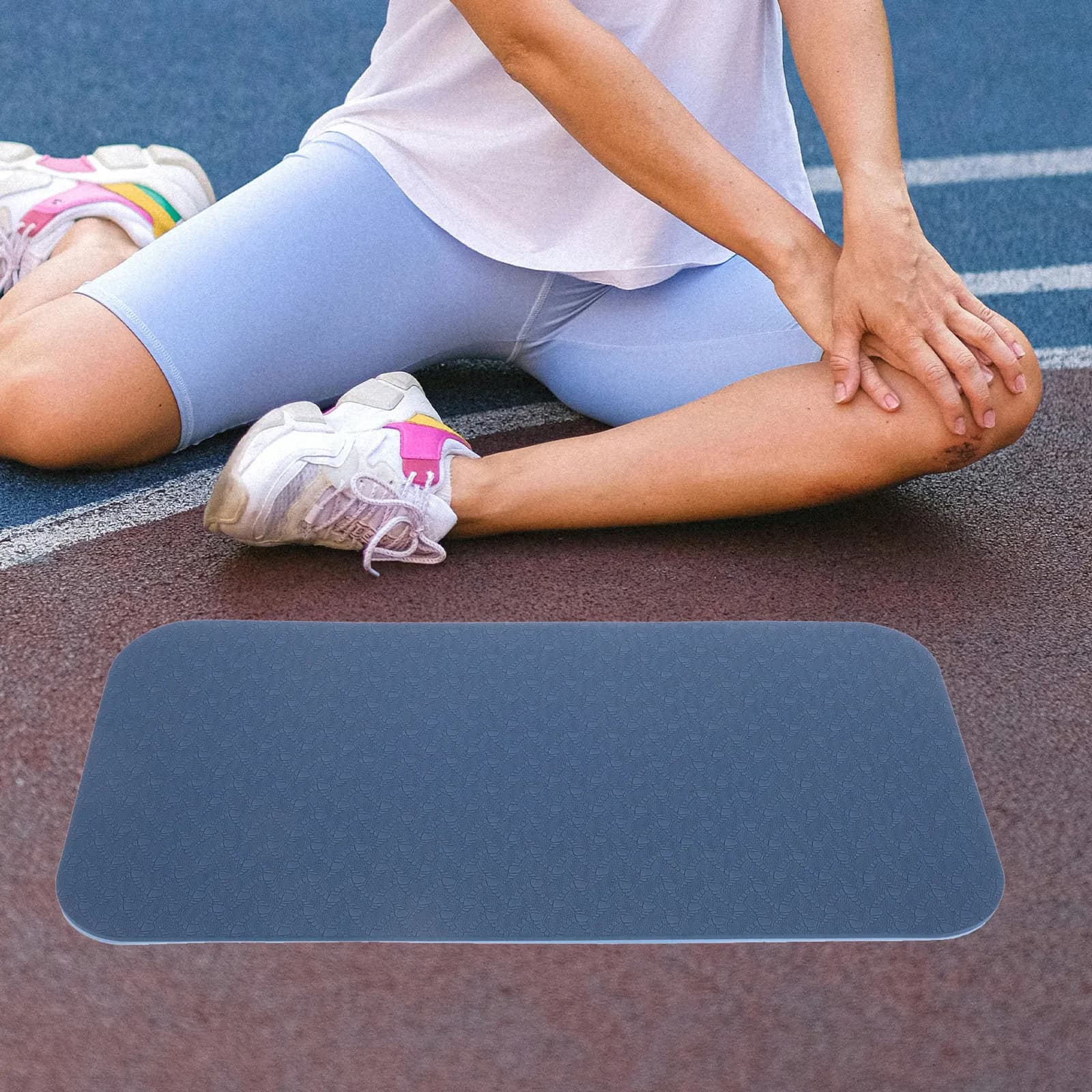 2Pcs Yoga Knee Pads Thickened Tpe Mat for Exercise Pilates Kneeling Planks Home Gym Non Slip Fitness Mat Yoga Knee Pad
