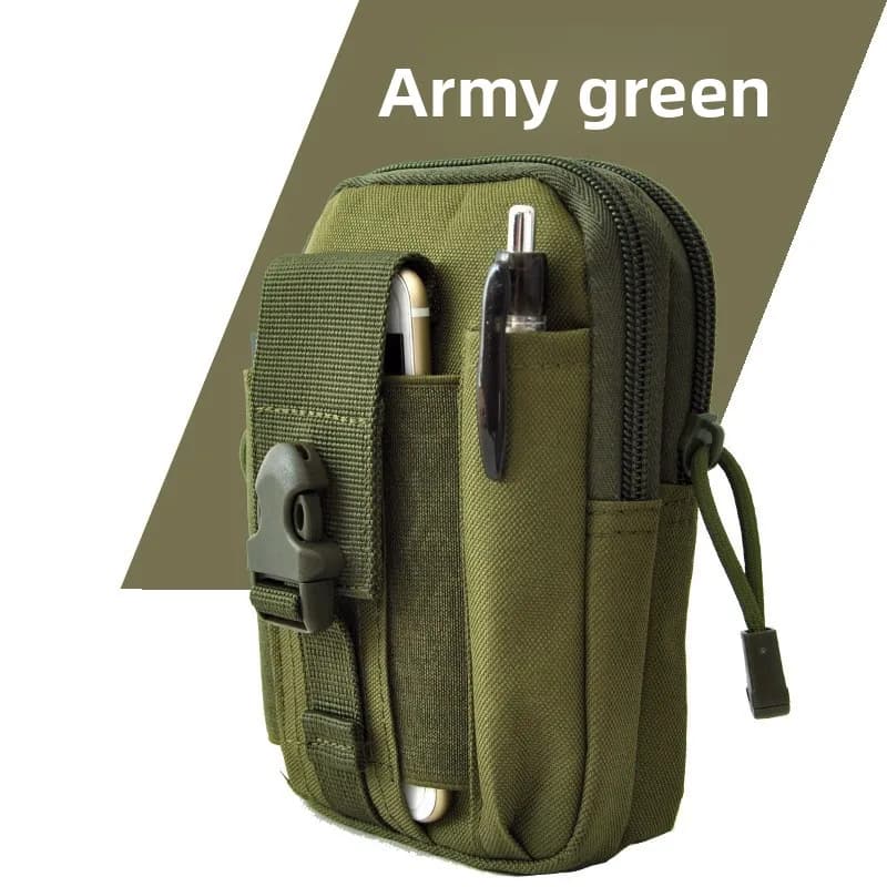 Men's Spring Shoulder Bag, Small Survival Tool Bag, Ideal for Running, Travel, Camping, Hunting, Airsoft