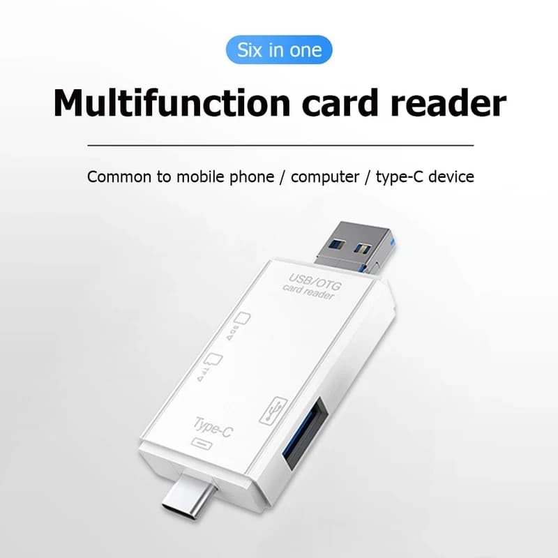 1/2/3/4 pezzi Adattatore USB/Micro USB/Type C per schede SD TF, Lettore di schede di memoria OTG USB 3.0, Lettore di schede USB C, Accessori per PC portatili