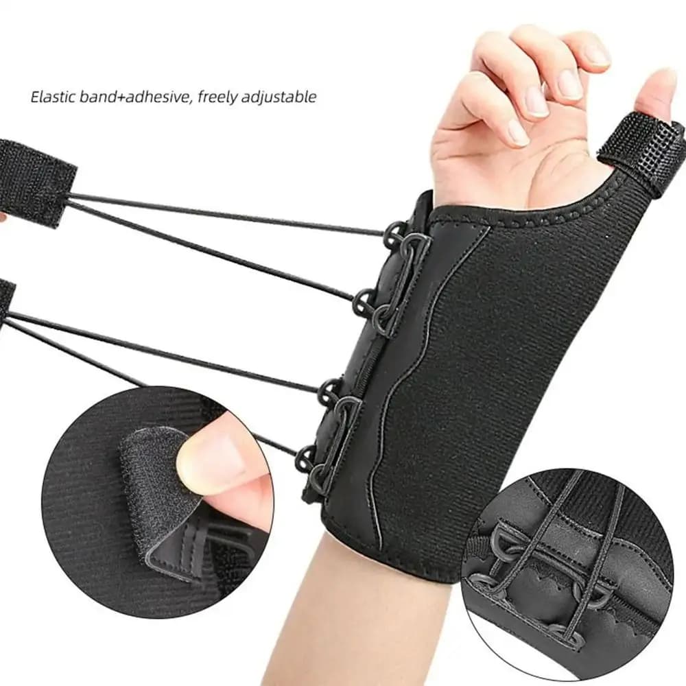 Supporto Ergonomico per Polso e Pollice, Flessibile, per Tendinite, Elastico, Leggero, Portatile, con Compressione