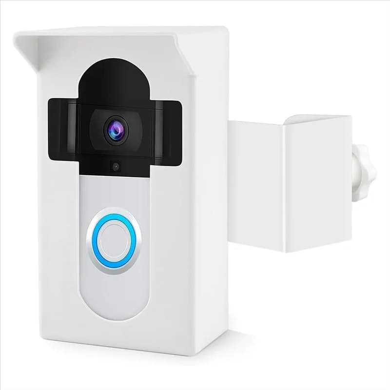 B24B Supporto per campanello video antifurto, campanello ad anello per supporto per campanello senza staffa di supporto per trapano per porta dell'appartamento, affitto di casa