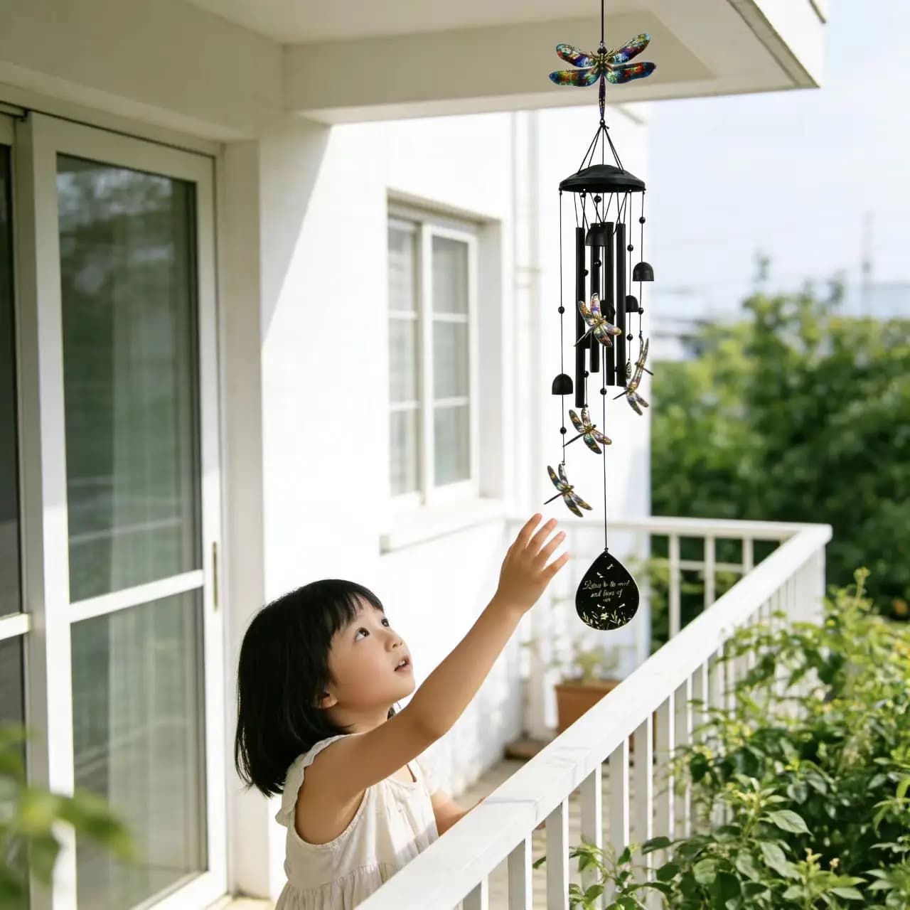 Outside Hummingbird Wind Chimes Garden Courtyard Home Decoration Pendant Creative Gift Metal Crafts