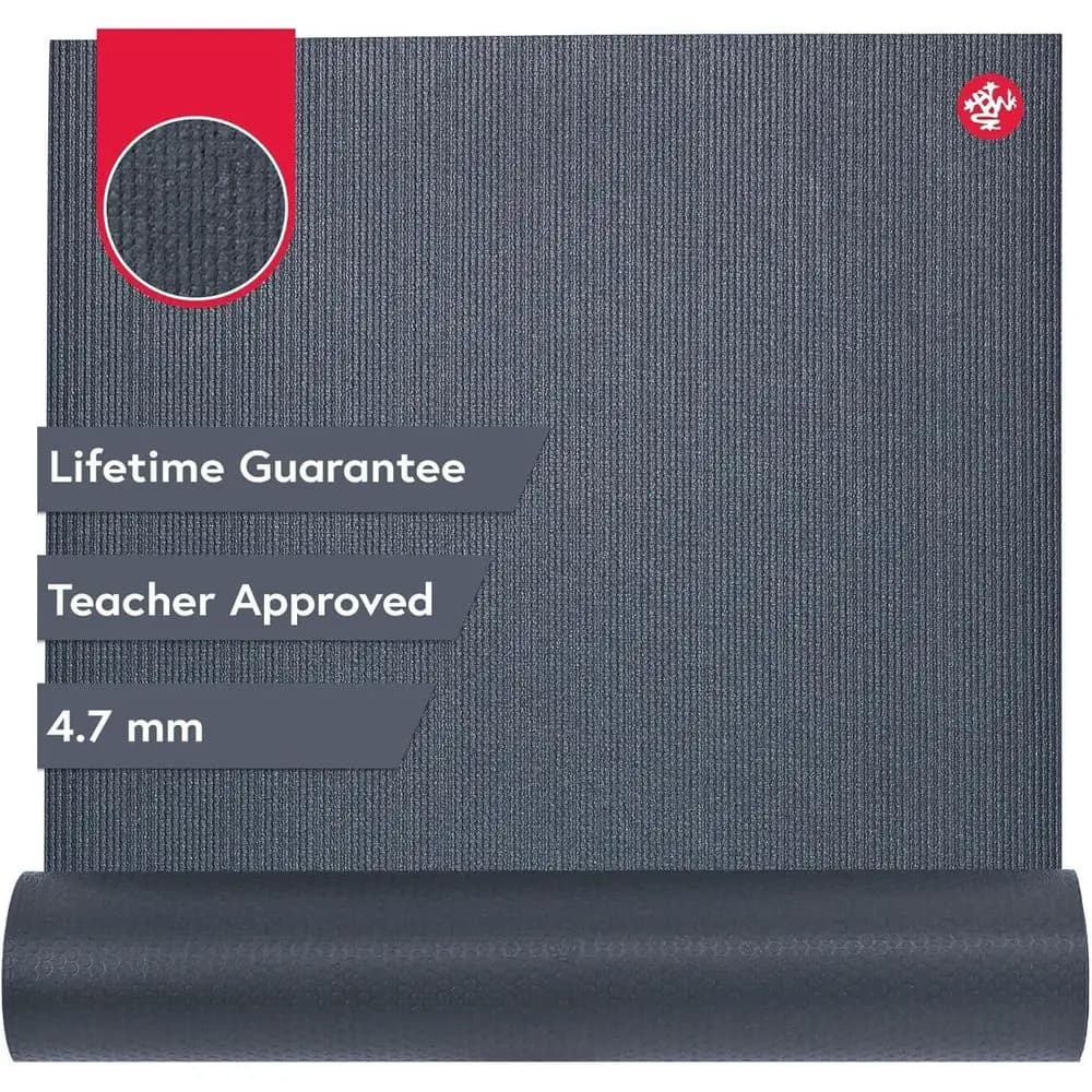 Tappetino da yoga Long-Lasting 79, spessore 4,7 mm, superficie antiscivolo, approvato dagli istruttori, 79 x 24 pollici, motivo Thunder