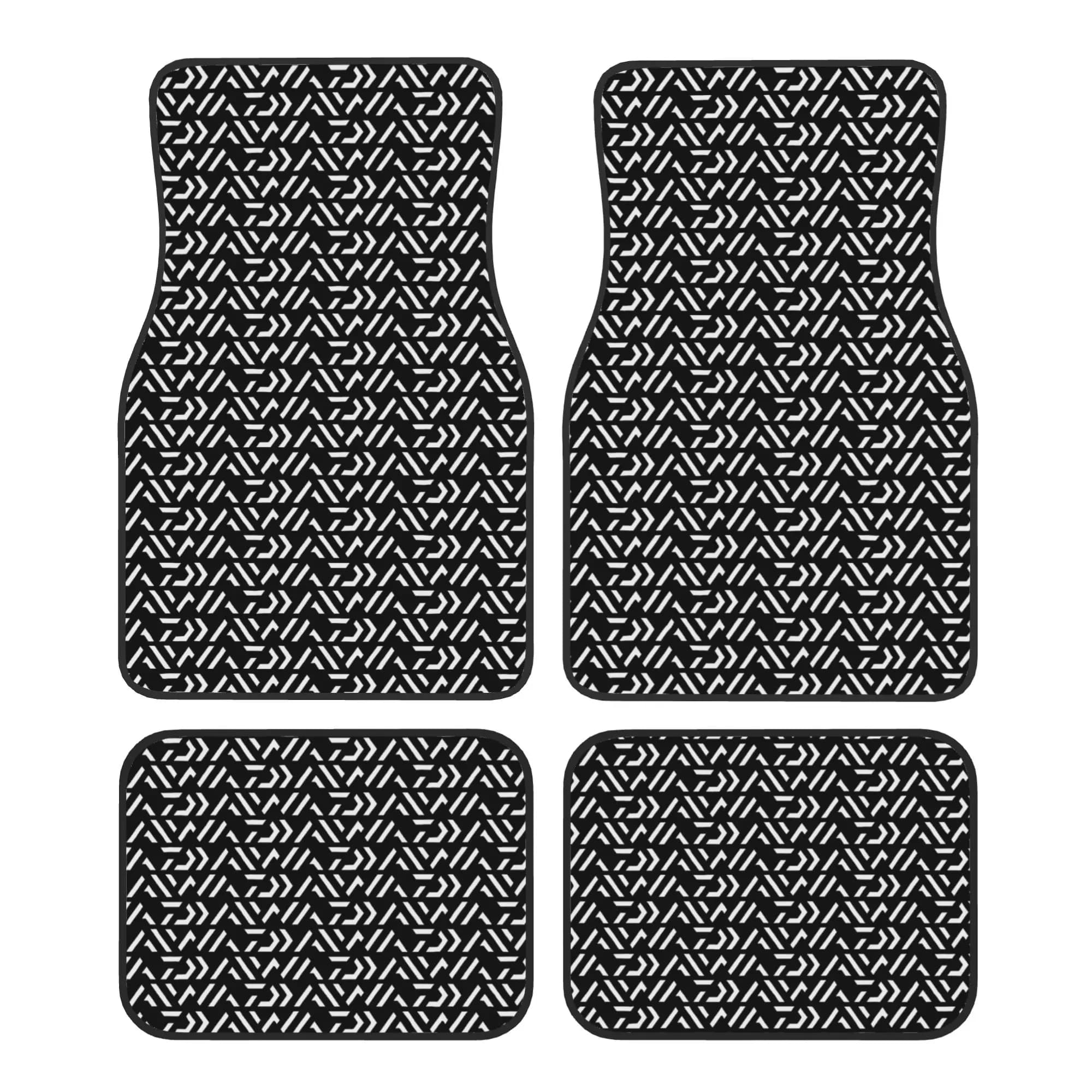 Car Floor Mats 4 Pcs Crystal Velvet Fishing Daiwas Universal Front Rear Foot Mats Non-Slip Carpets Rugs Pieces Auto