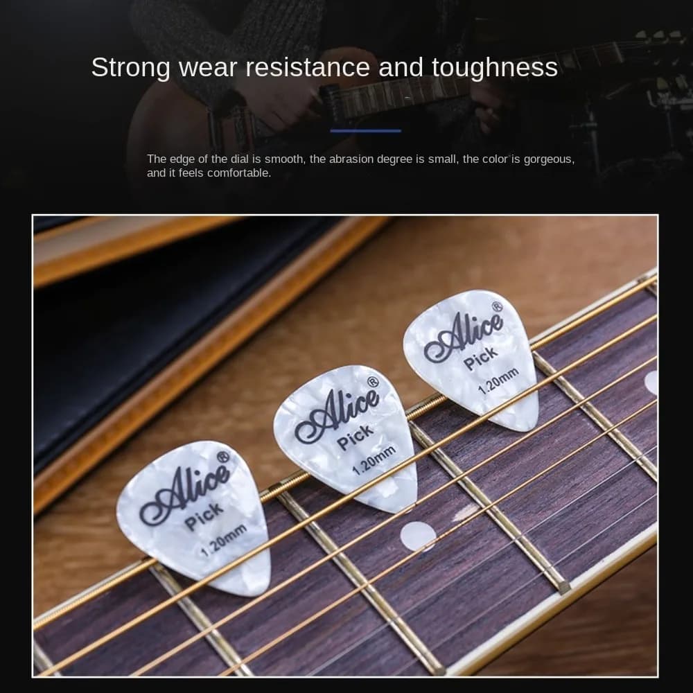 5pcs Color Random Guitar Pick Mixed Color Guitar Picks Plectrum Color Celluloid Picks Thickness 0.46-1.5 Celluloid