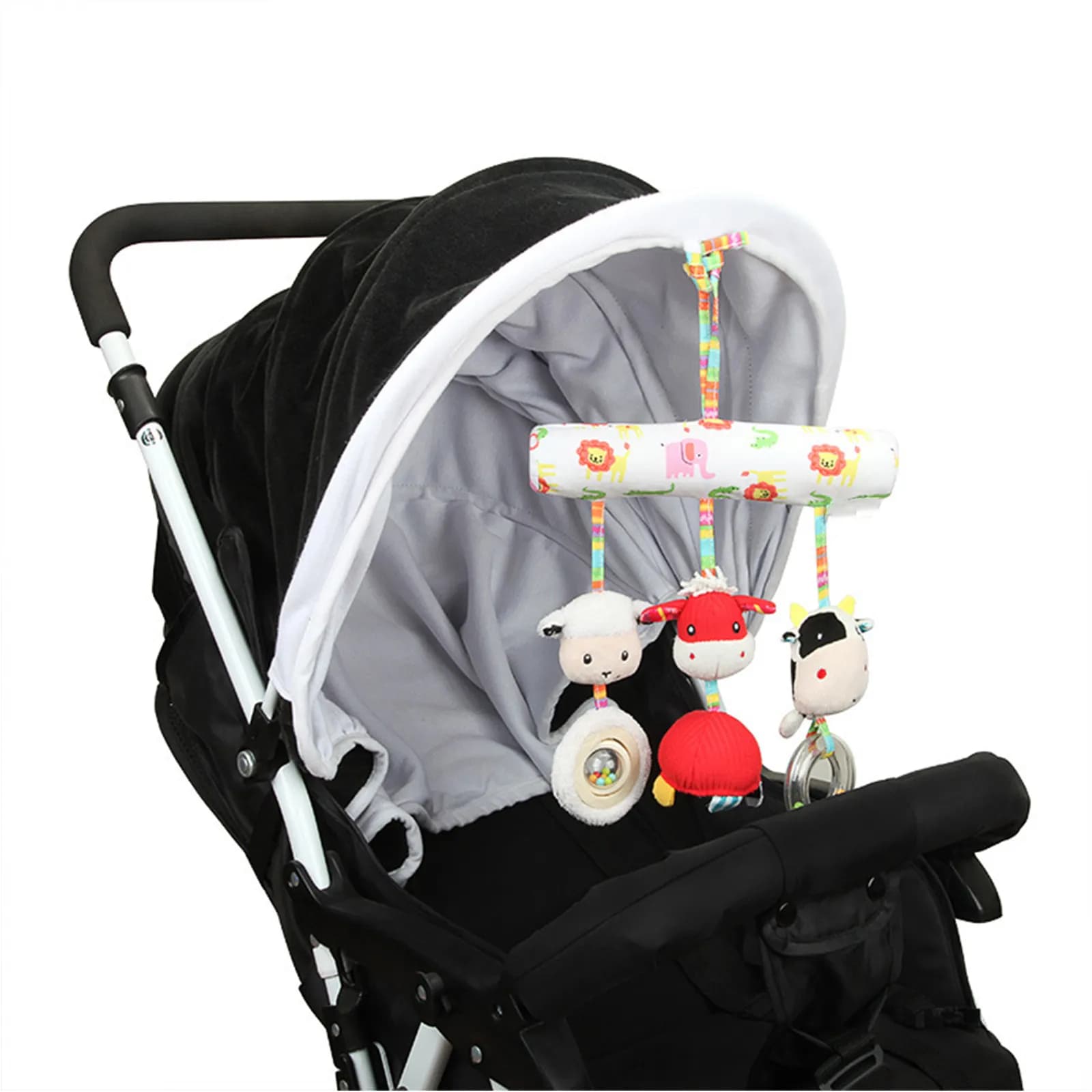 Giocattolo per Neonati con Maniglia per Passeggino, Gioco di Coordinazione Occhio-Mano per Bambini
