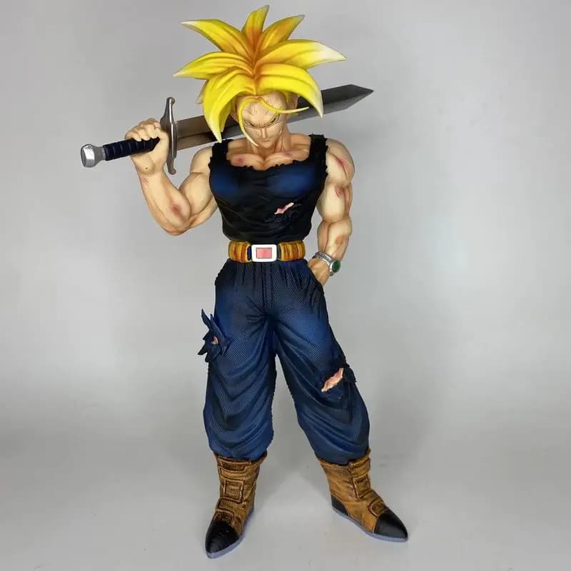 Set da Tavolo Anime Seven Dragon Balls con Scultura GK Fatta a Mano di Personaggio a Doppia Testa con Coltello