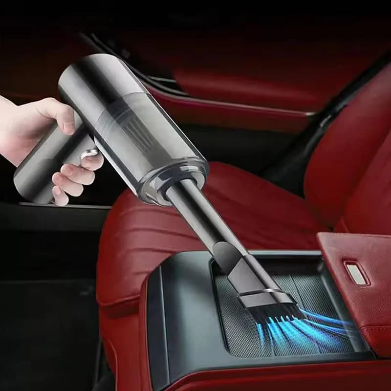 Aspirapolvere portatile senza fili per auto Ricarica USB 1200mAh Mini apparecchio per la pulizia della casa per uso bagnato e asciutto