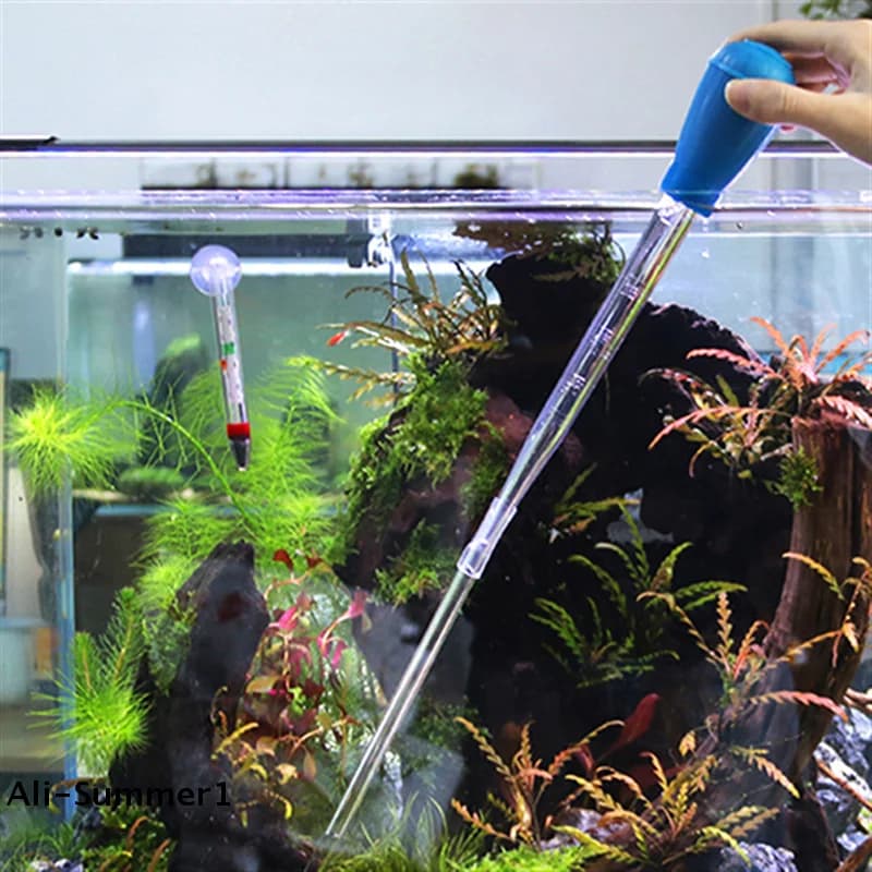 Lengthen Pipettes Aquarium siphon fish tank vacuum cleaner Simple cleaning tool for aquarium water changer 29cm 45cm 30ml 50ml