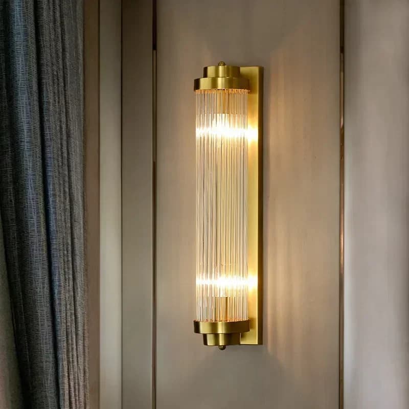 Lampade da parete a LED in cristallo di lusso per soggiorno, sala, foyer, hotel, interni, decorazioni artistiche per la casa, applique da parete, luci da comodino in oro