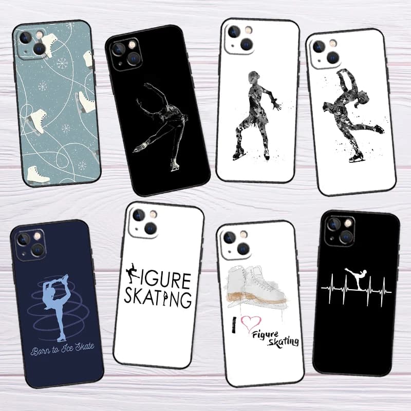Cover per Pattinaggio Artistico su Ghiaccio per Samsung Galaxy S26 S25 Ultra S10 S20 S21 S22 S23 Plus S25 FE S24 Ultra