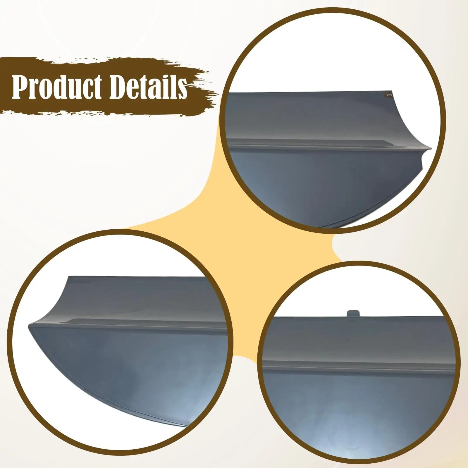 Splash Board Guard for Cat Litter Box Plastic Baffle Compatible with Automatic Smart Cat Toilet Box Component