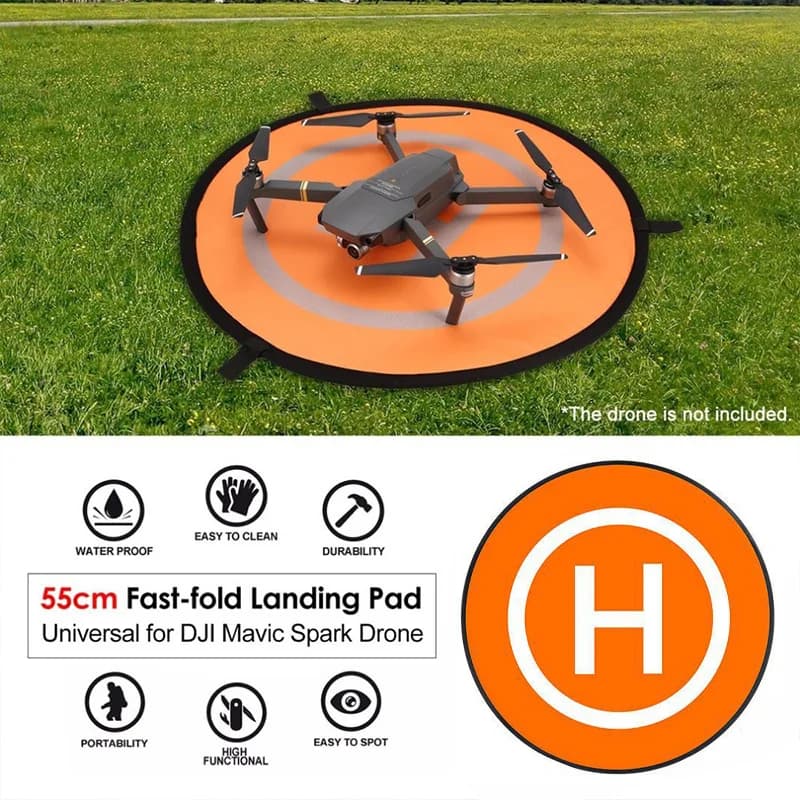 Drone Quadcopters Accessori Universale 55 cm Pieghevole Landing Pad RC Dron Mat Quadcopter Parcheggio Grembiule Grembiule Pad