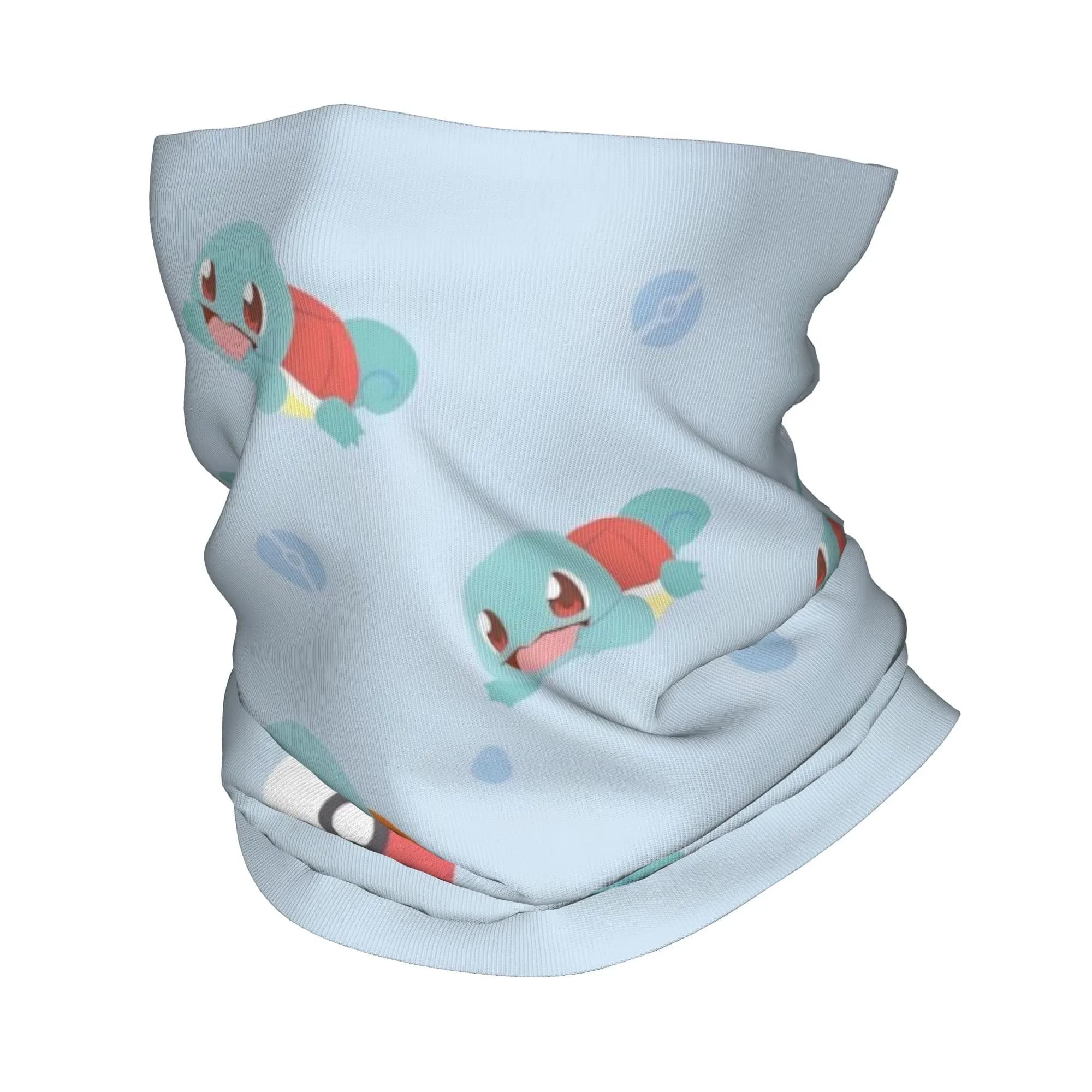 Bandana con stampa Bulbasaur Pokemon Game, copricollo, maschera balaclava, sciarpa, fascia per la testa multifunzionale, unisex, per adulti, traspirante