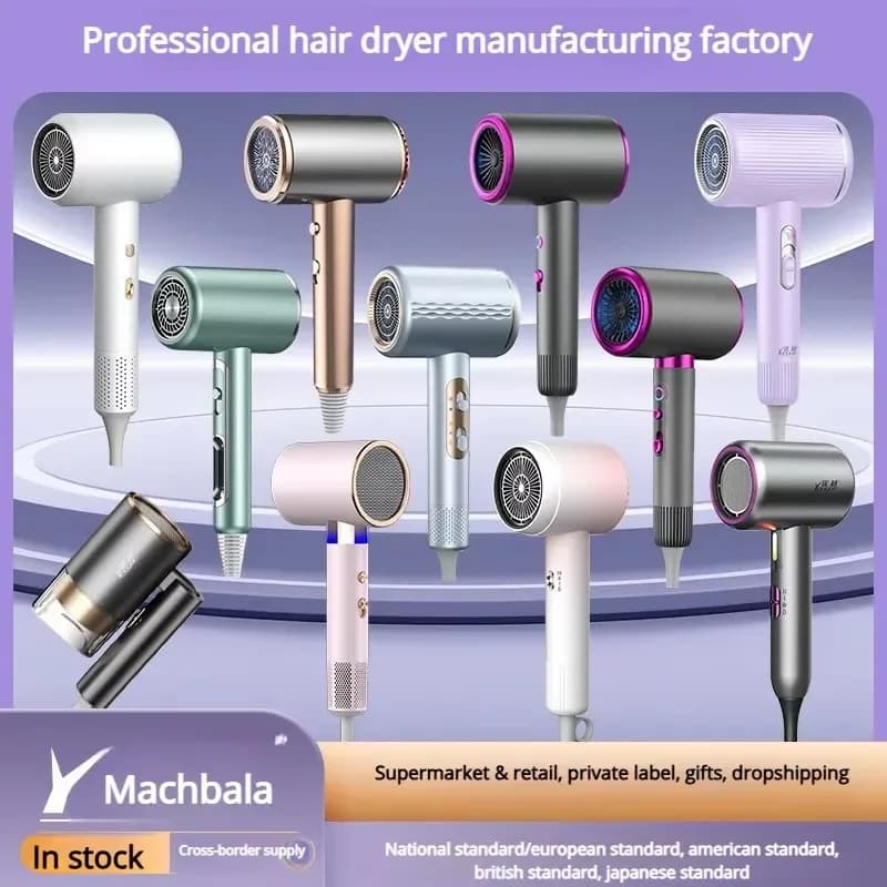 Professional Ion Hair Dryer Lightweight Powerful Blow Dryer for Home and Travel Use Fast Drying Negative Ionic Technology2026