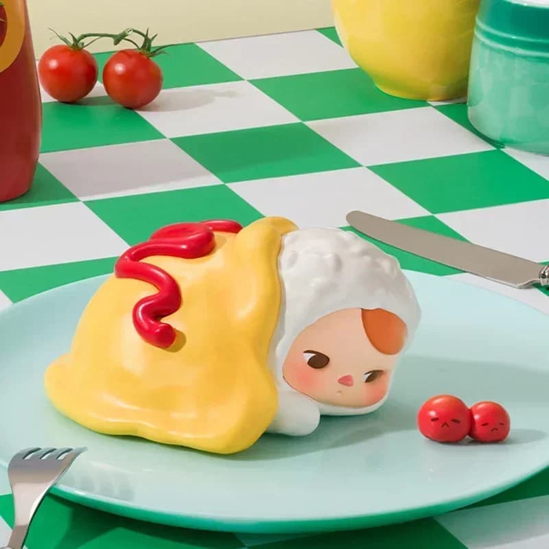 Pop Mart PUCKY EGG BEANIE Serie Scatola cieca Guess Bag Bambole AnimeFigure Ornamento Figurine ActionHome Decor Modello Ragazze