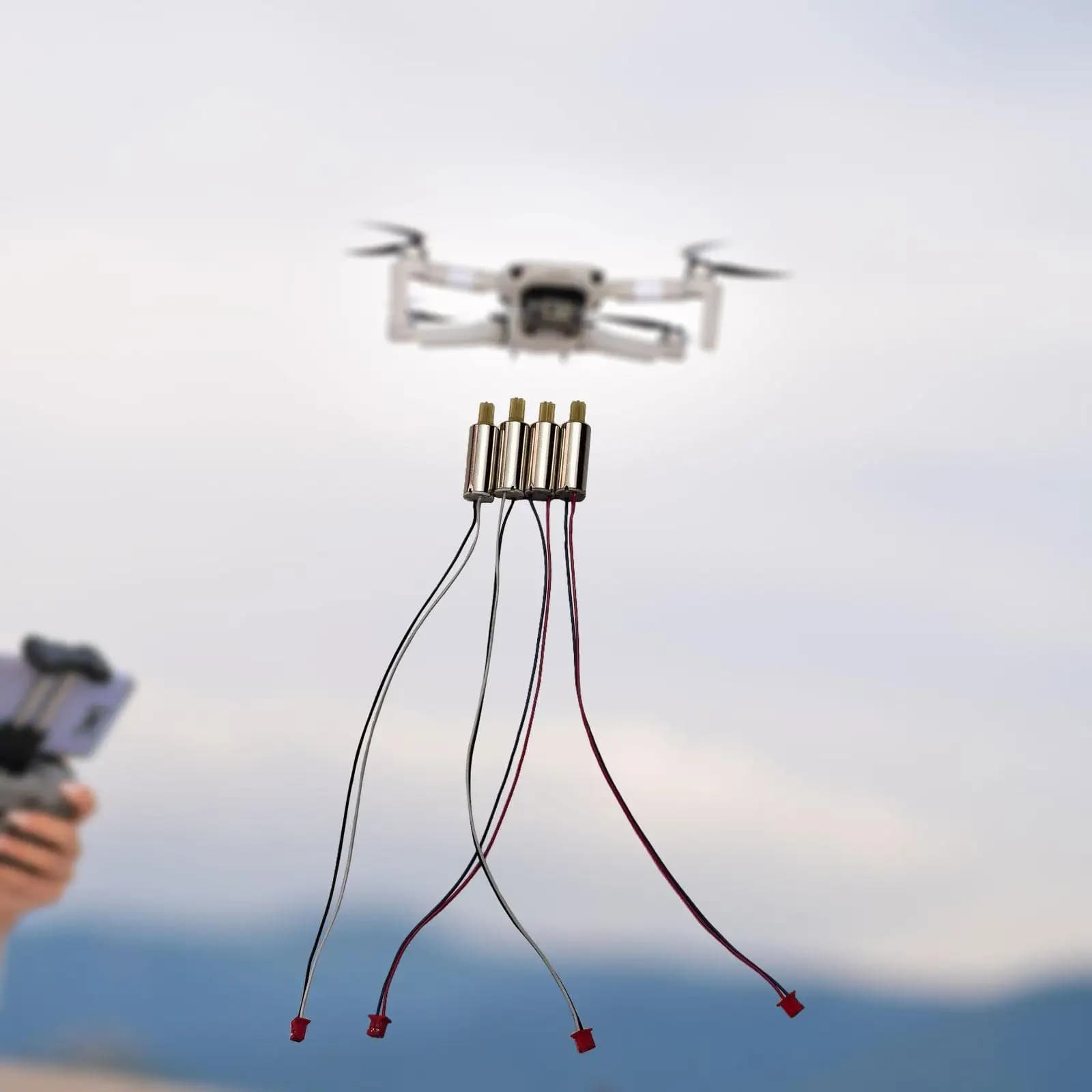 4 Pieces RC Drone Motor Components RC Drone Spart Parts for E88Pro, E88, DIY