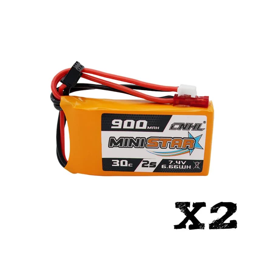 CNHL MiniStar Lipo Batteria 2S 900mAh 7.4V 30 Con XT30 Per Mini Quad FPV Drone Quadcopter Elicottero Aereo