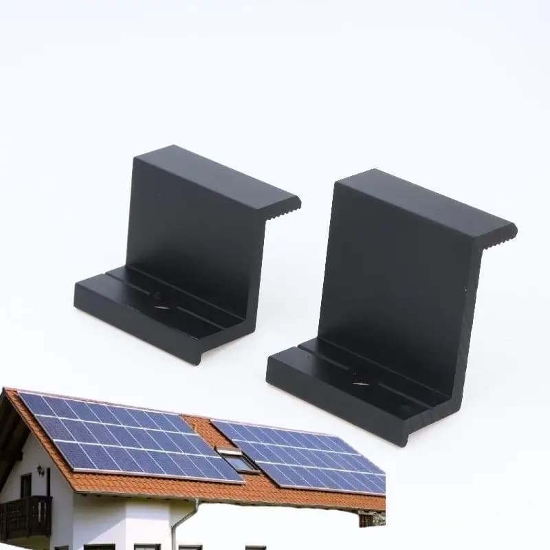 5 10Pcs 30 35 40mm Clamps Solar Photovoltaic Mounting PV End Clamps for Solar Module Solar Panel Racking Mounts Accessories