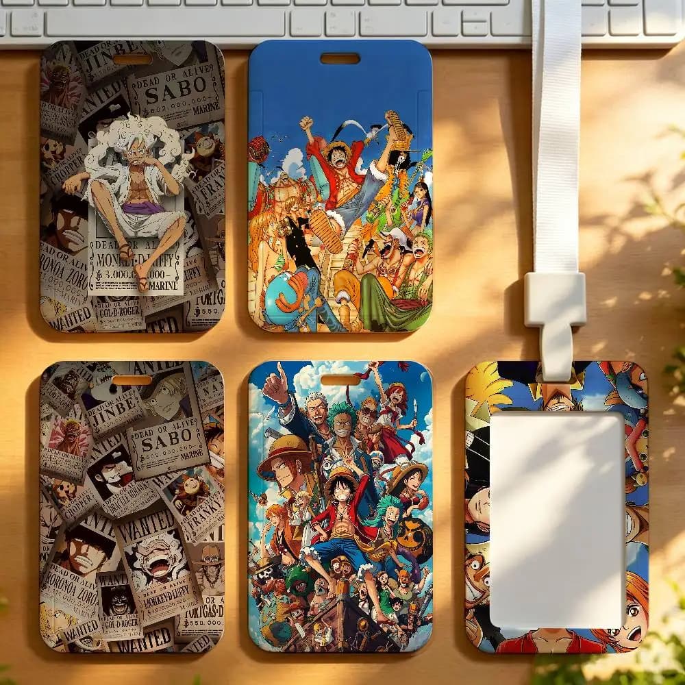 Cool O-One Piece-S Anime NFC Contactless Sliding Card Sleeve For Student Cards, Bus Cards, ID Cards, And Work Permits