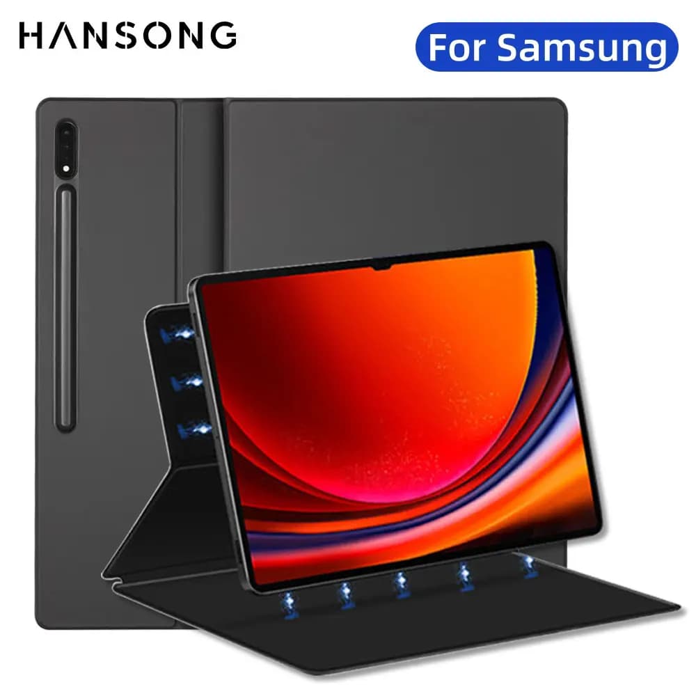 Per Samsung Galaxy Tab Custodia per S7 S8 S9 11 S7 Plus S7 FE S8 Plus S9 Plus 12.4 S9 Ultra 14.6 Portapenne Cover magnetica