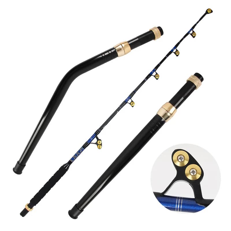 ZZ315 1,5 m 1,65 m 1,8 m 1,95 m Canna da pesca diritta per traina in acque profonde Carico sicuro 50-130 libbre. 200-300 libbre. Punta Dia. 7-10,5 mm