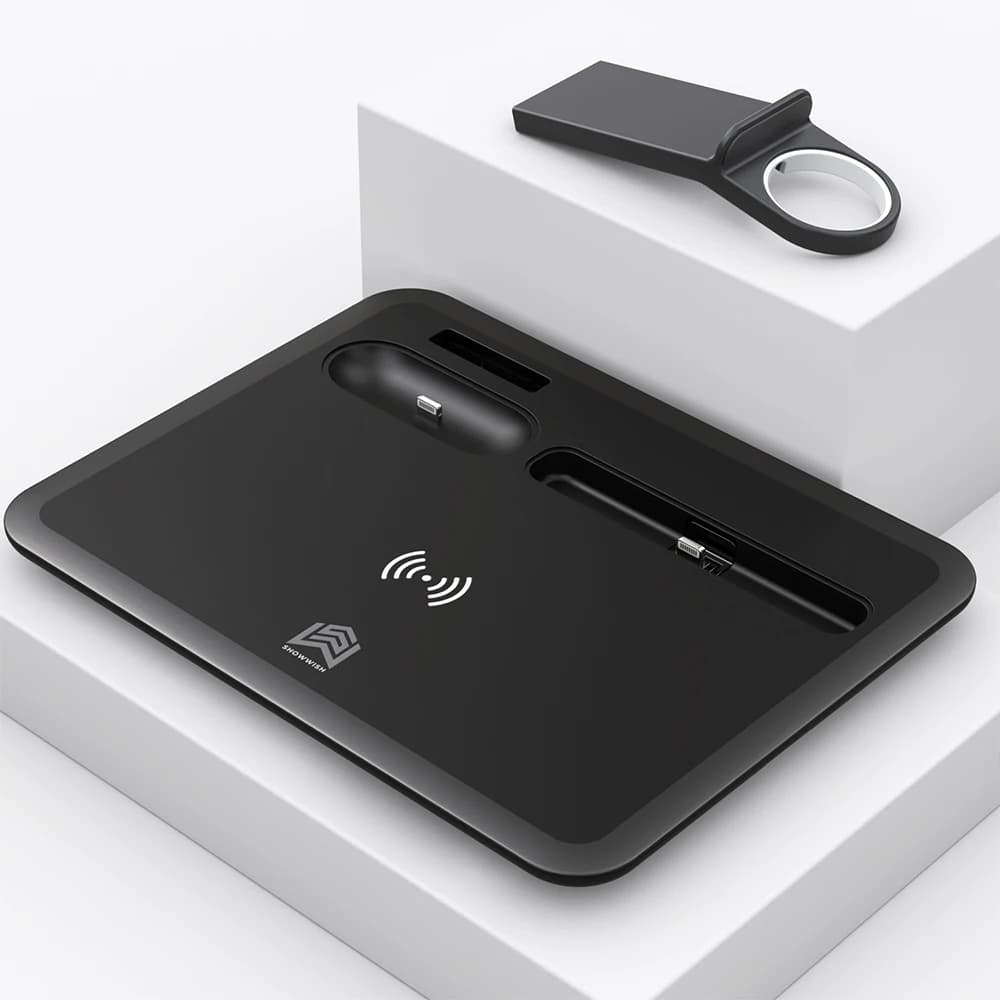 Wireless Charger Stand Pad For iPhone 12 11 Max Apple Watch Airpods Desk Phone Chargers Fast Charging Dock Station