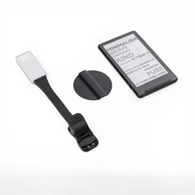 XTEINK X3 Lampada da Lettura LED con Custodia Protettiva Magnetica per E-Reader XTEINK X3 con Schermo a Inchiostro, Luce Notturna per Lettura, Clip Luminosa per Libri