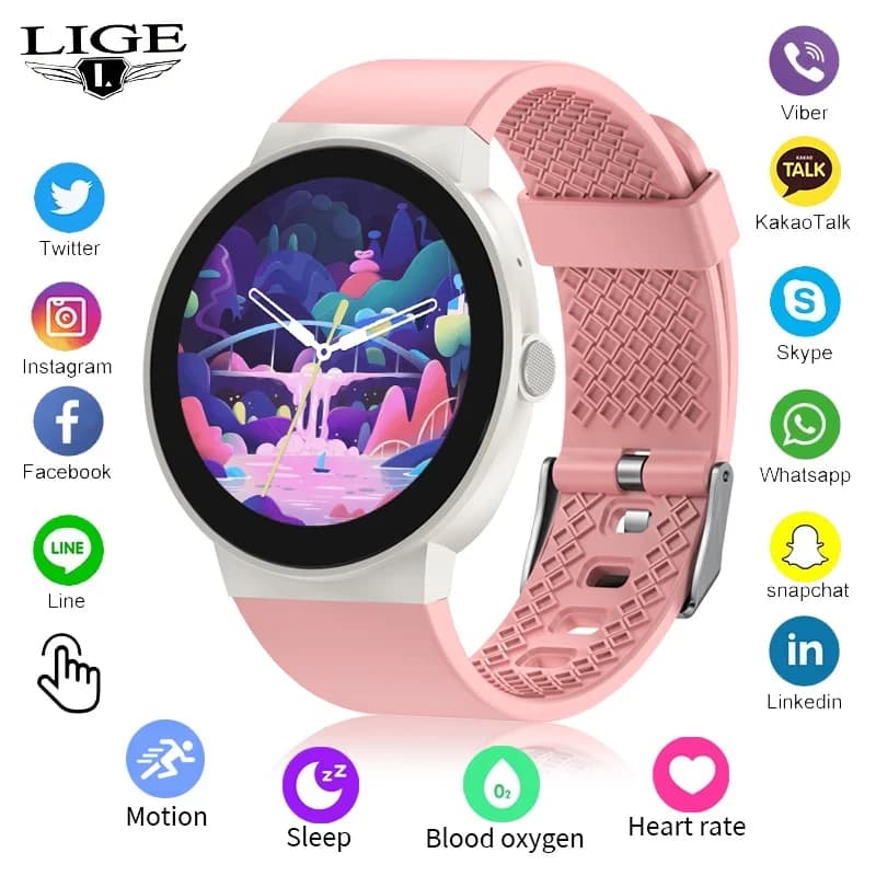 Smartwatch FOXBOX with Health Monitoring, Sport and Sleep, Bluetooth Calls, Waterproof, Special Offer, Intelligent Bracelet for Men and Women
