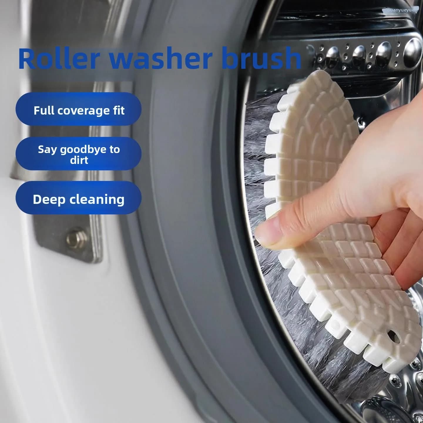 Automatic Washing Machine Roller Brush No Need to Disassemble Easy to Clean Multi-Function No Dead Corner Brush