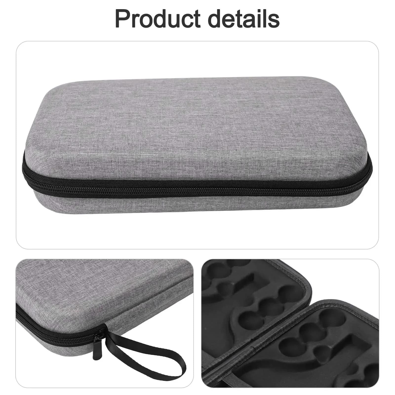 Competizioni sportive Borsa da ping pong Borsa da trasporto leggera per racchetta Borsa imbottita morbida Custodia in EVA Cerniera bidirezionale Resistente all'usura
