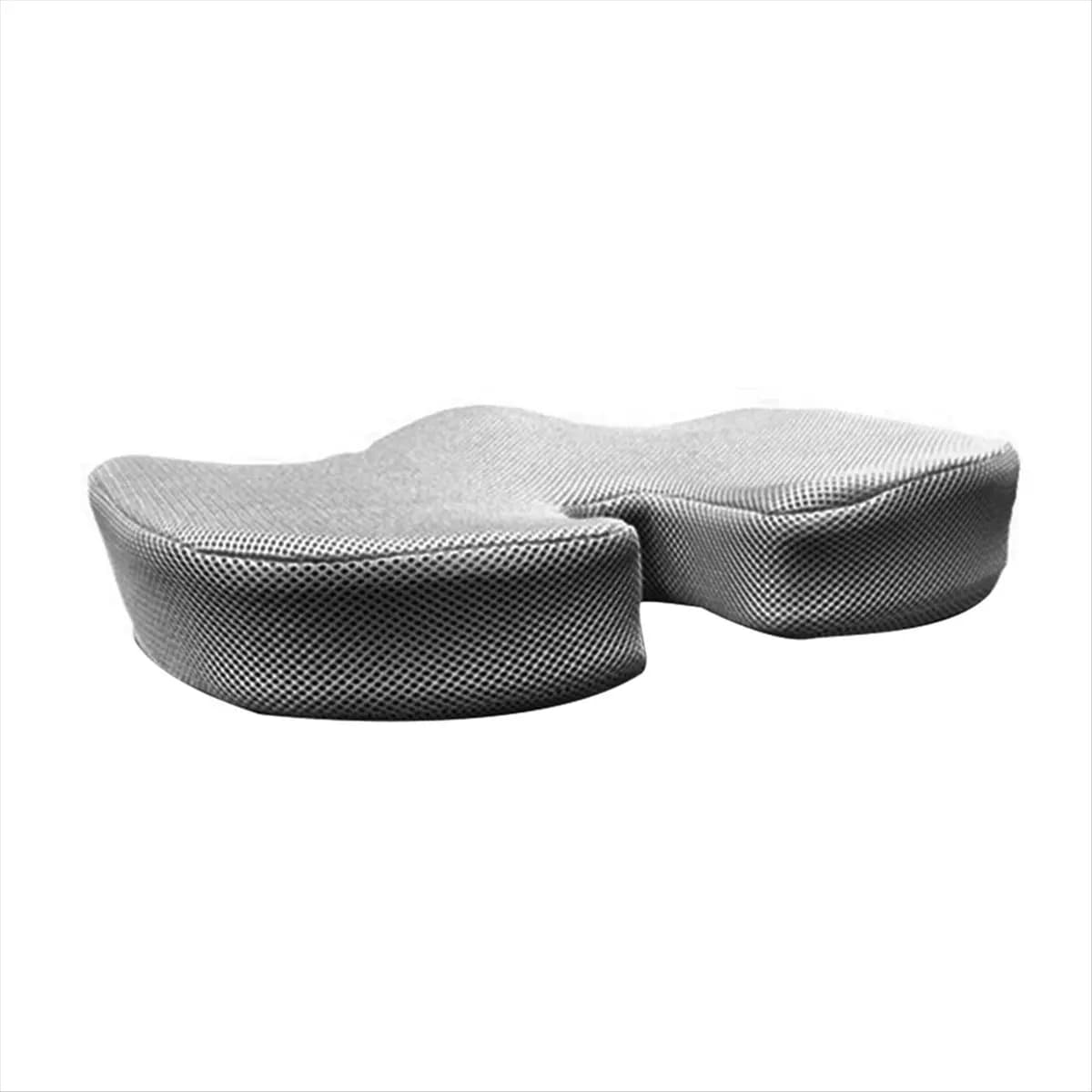 A73P Cuscino ergonomico per culo da studente in cotone memory Cuscino da ufficio Artefatto sedentario Grigio