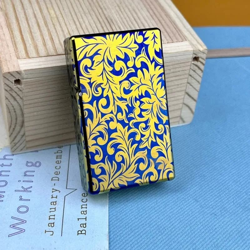 Titanium Alloy Lighter Heavy Armor Thickened Narrow Windproof Kerosenes Personalized High-End Gift for Friends