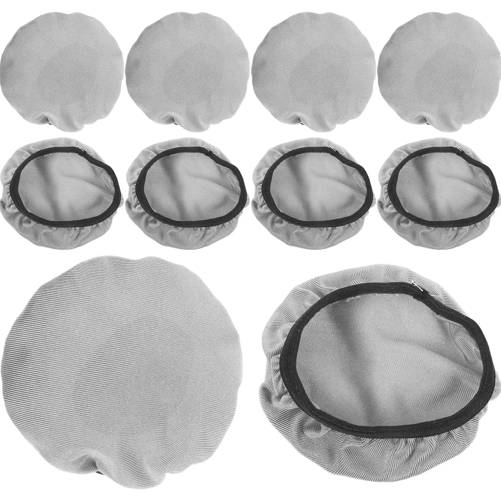 10 pieces of elasticated headphone covers, washable headphone covers, for gaming headphones, sweat resistant, breathable and comfortable