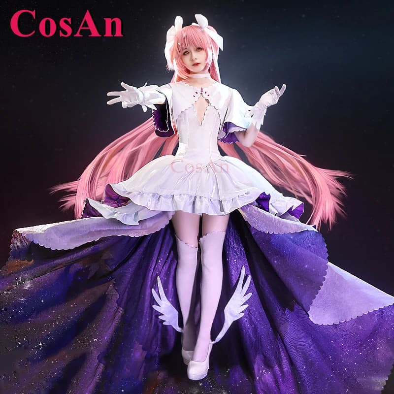 CosAn Puella Magi Madoka Magica Kaname Madoka Costumi Cosplay Splendido Abito Formale Elegante per Feste di Halloween e Giochi di Ruolo