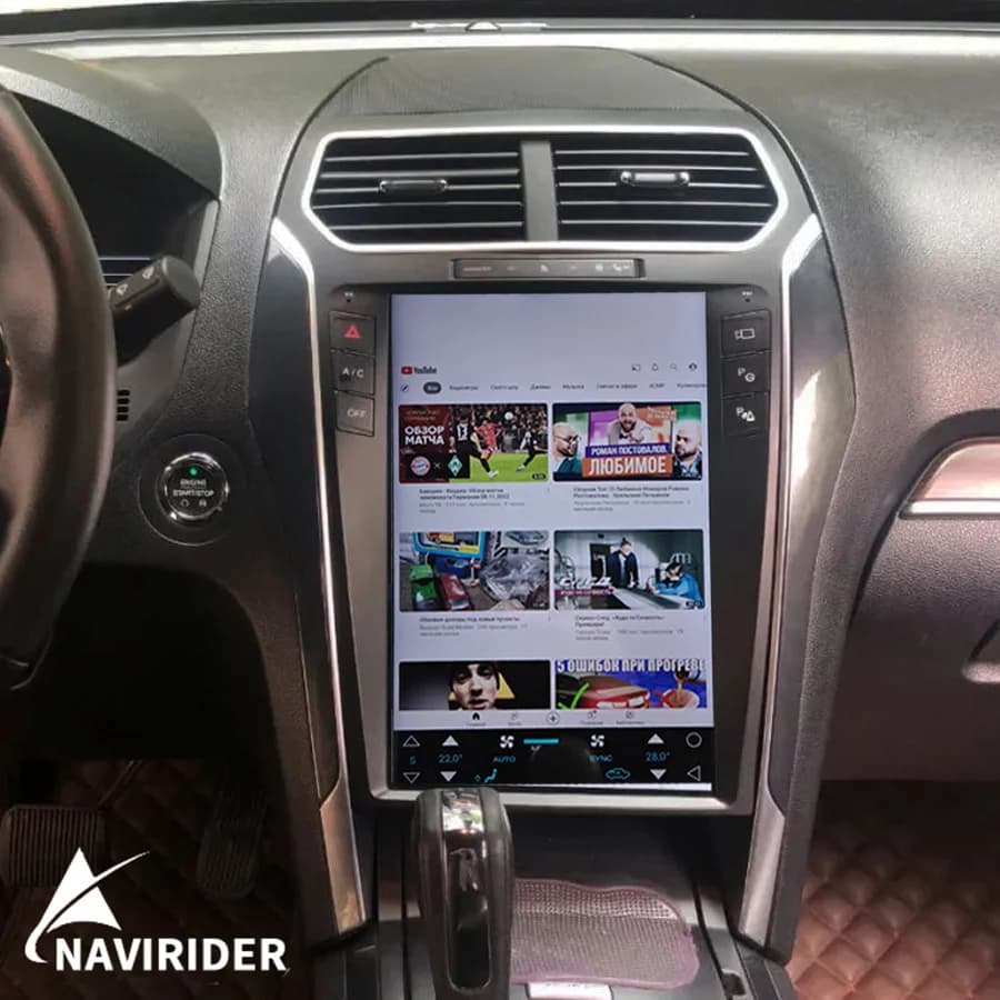 Touch Style 12.1inch Android Screen GPS Navigation For Ford Explorer Platinum 2018 2011-2019 Stereo Car Multimedia Video Player